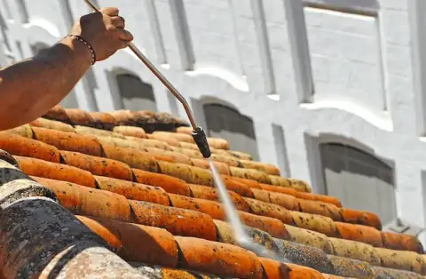 Nettoyage de toitures - Saint-Fargeau